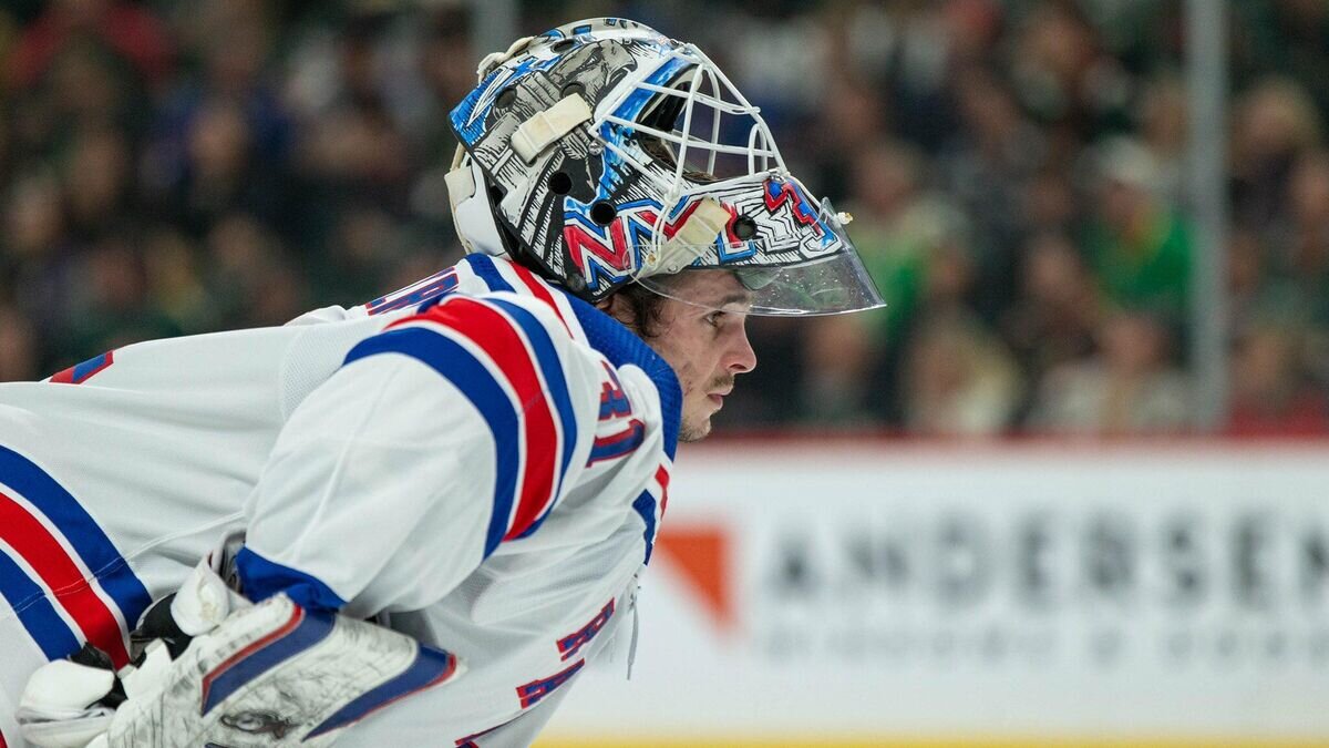    Голкипер "Нью-Йорк Рейнджерс" Игорь Шестеркин© Фото : twitter.com/nyrangers