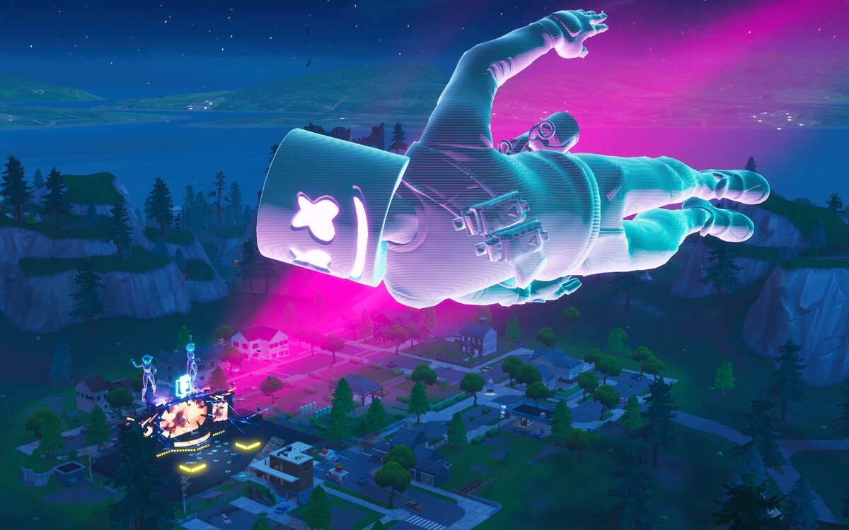 Концерт Marshmallo  в игре Fortnite