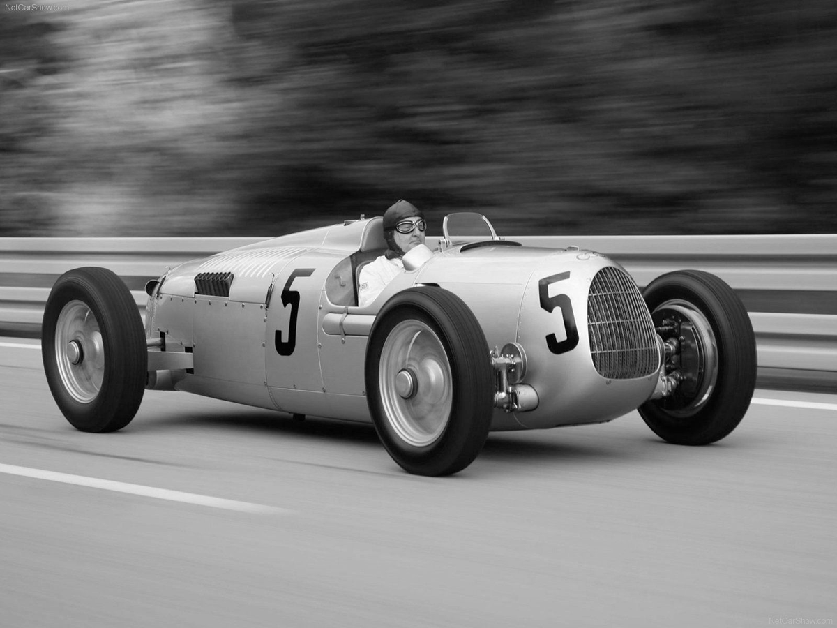 Auto Union Type C. Результат трудов гения - Фердинанда Порше, того же, который был автором САУ Ferdinand (Elefant) и Сверхтяжёлого танка Maus.