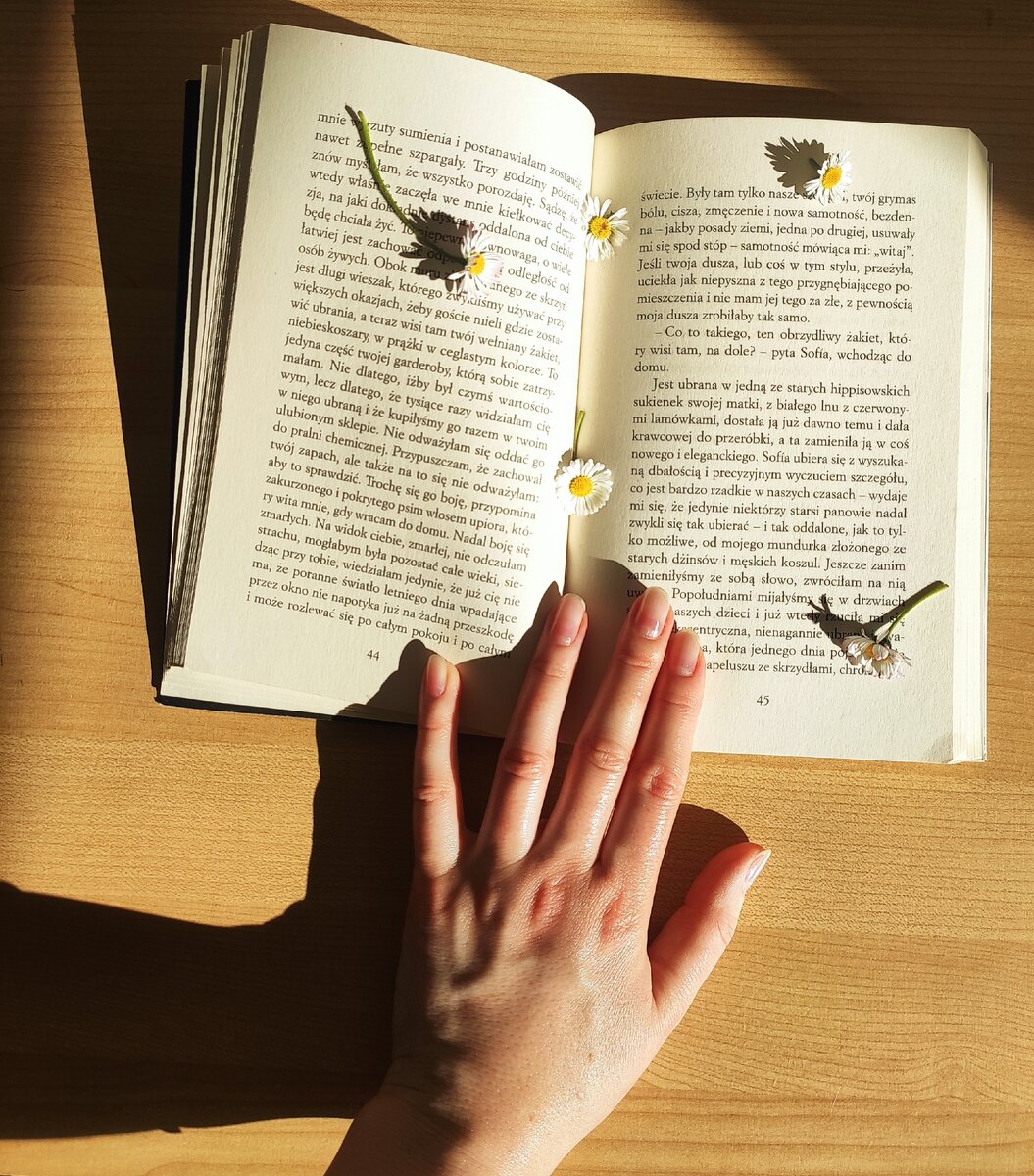 пыталась читать книжки на польском. 