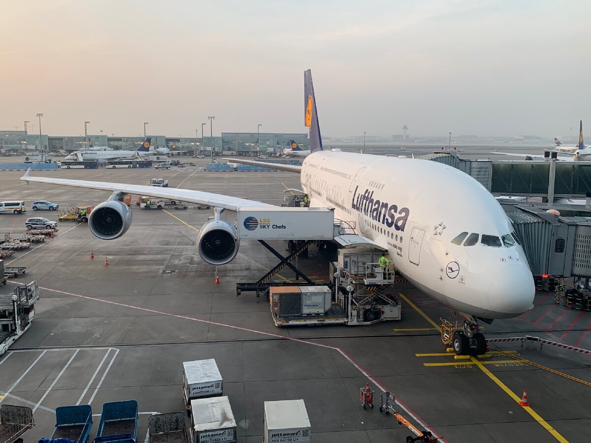 Люфтганза во Франкфурте