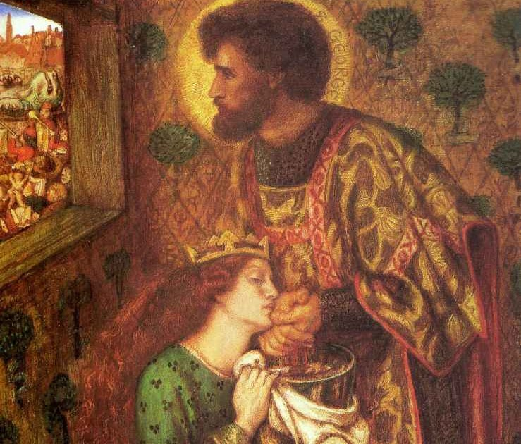 Картина Данте Габриэля Росетти.