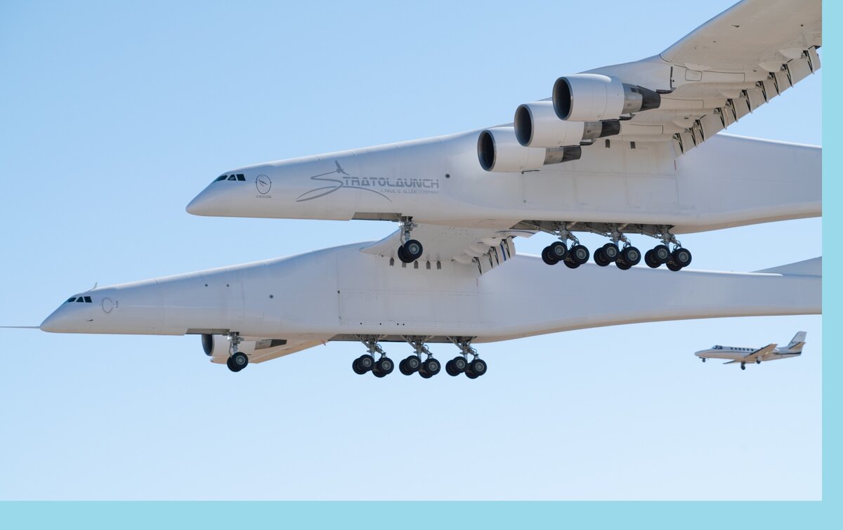 самолет-носитель Stratolaunch Model 351 Источник изображения: Stratolaunch Systems