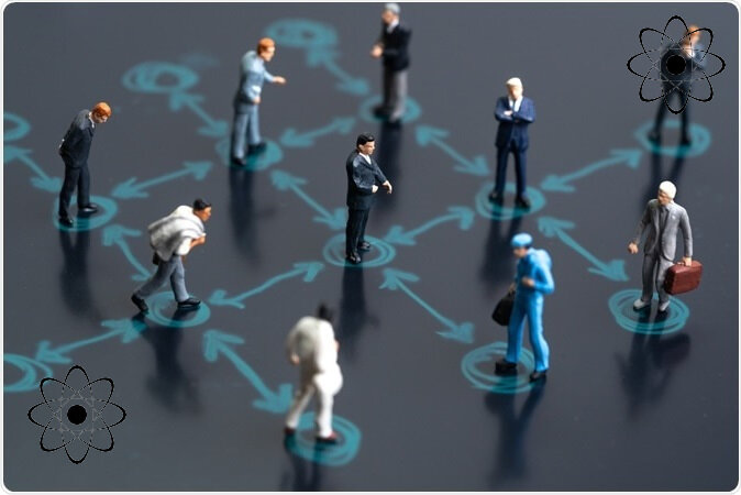 Правильное соц. дистанцирование, расстояние 1,5-2 метра