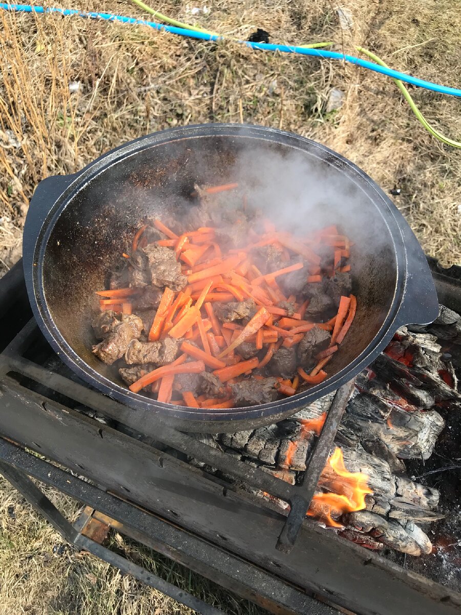 Плов на даче. Готовим вкусно для всех. | Вадим Гончарук | Дзен