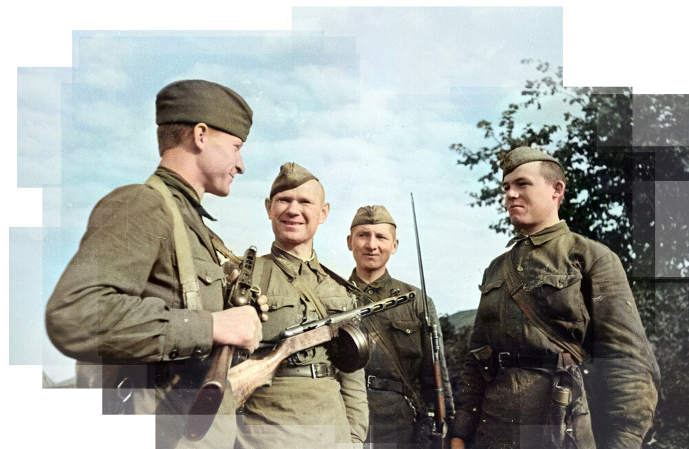 Артиллеристы из расчета советской 203-мм гаубицы Б-4 в районе Воронежа. 1942 г. Автор: Семен Фридлянд. Фото: waralbum.ru. Фотография использована в качестве иллюстрации.
