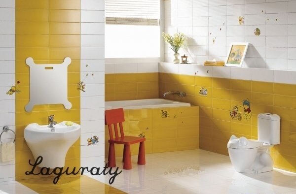 Детская сантехника Laguraty (умывальники и напольные унитазы)