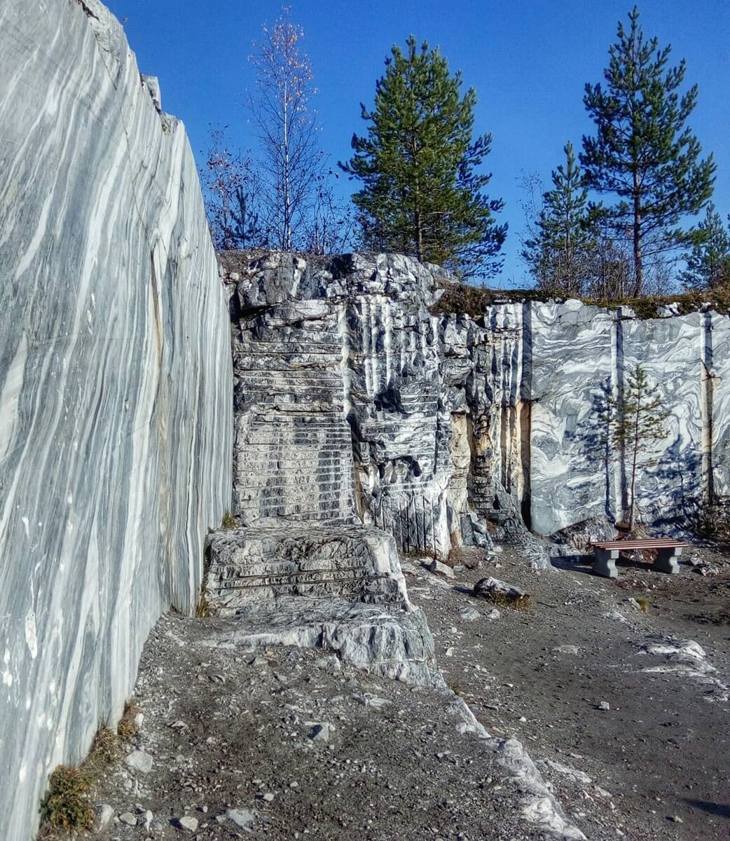 Тут добывали мрамор