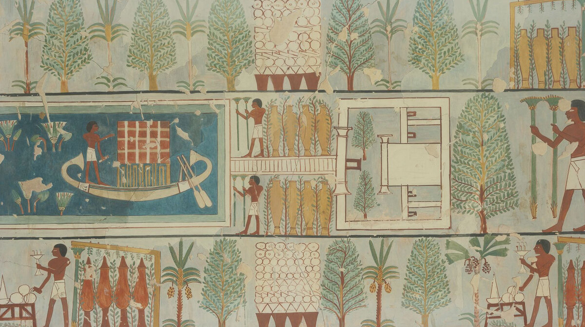 Древнеегипетские сады. Изображение из открытых источников