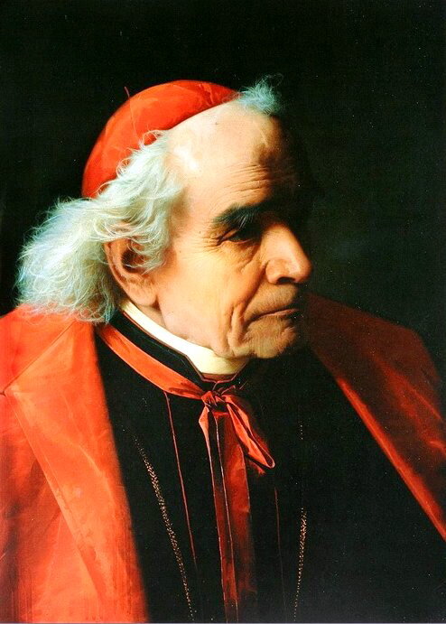 Александр Риццони. Голова кардинала. 1898. Третьяковская галерея.