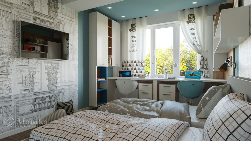 Оригинальное декоративное оформление детской 