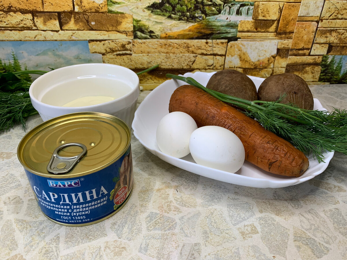 Те продукты, которые использовала я для салата