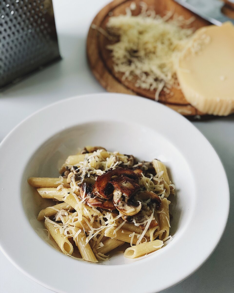 Паста с грибами