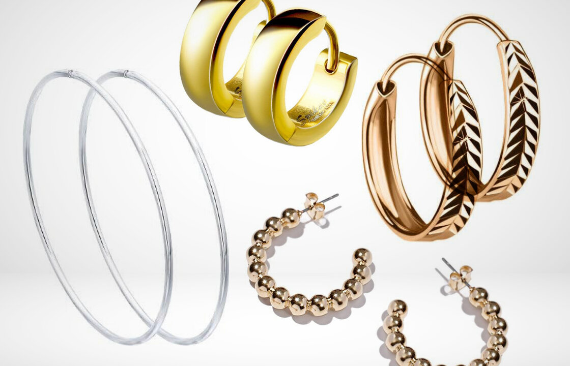 Слева направо: серьги Sokolov (650 руб), серьги Spikes (570 руб), серьги Exclaim (710 руб), серьги Aquamarine (760 руб) – всё магазин AllTime.   