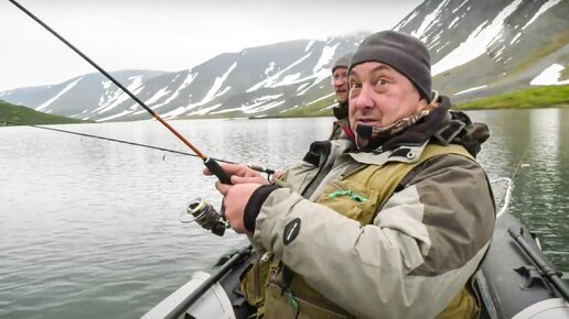 Спортивная рыбалка на хариуса среди гор Полярного Урала