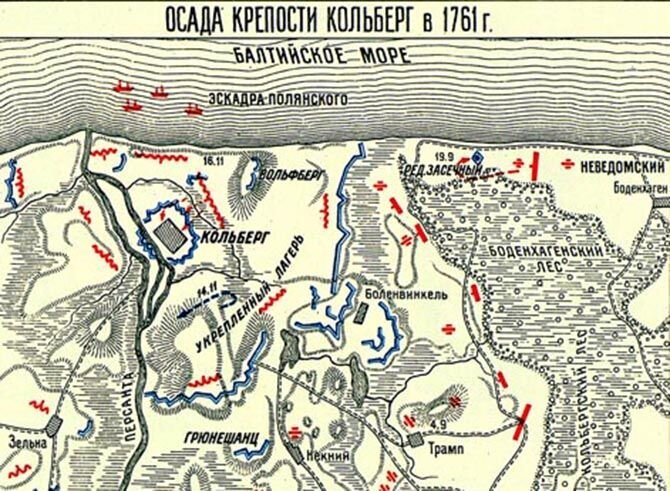 Оккупация восточной пруссии россией в 1758 1762 карта