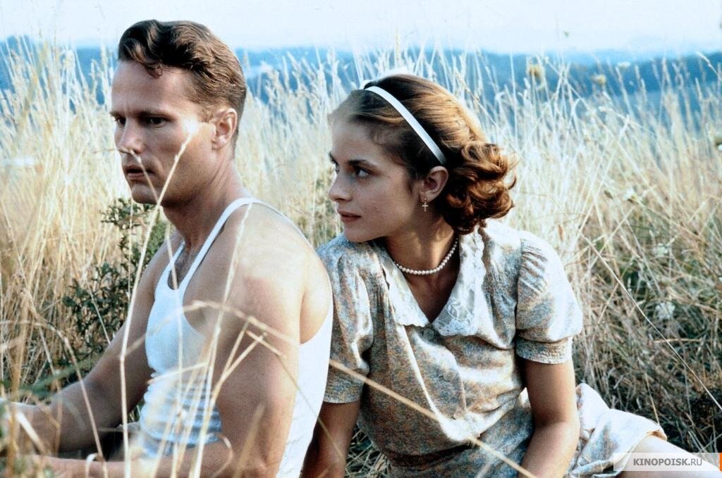 Сцена из фильма Андрея Кончаловского "Возлюбленные Марии". 1984 год.