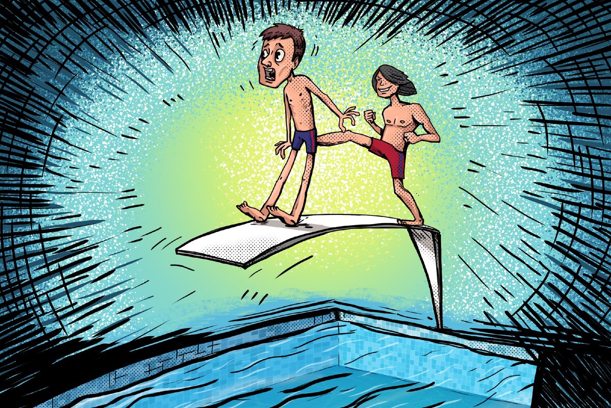 Психастенику тяжело сделать первый шаг. Поэтому ему всегда нужен толчок - в спину или пониже 
(С) Андрей Демидович. Для канала "Лаборатория Игоря Кучаева"