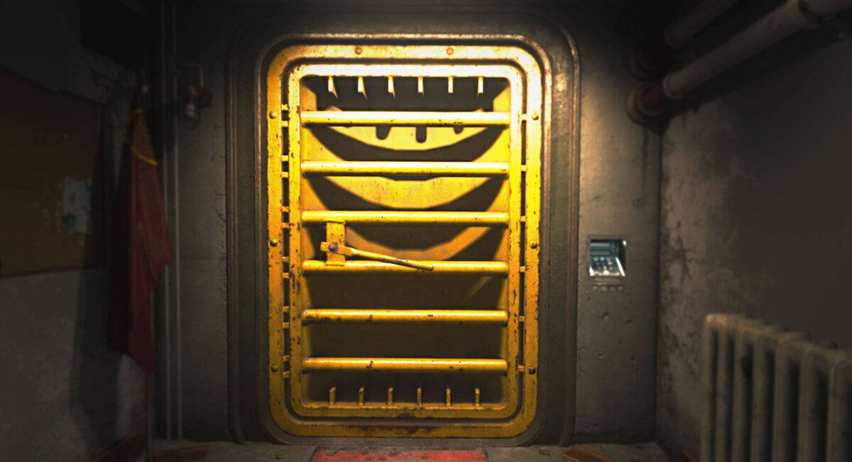 Вход в секретный бункер на Острове Возрождения