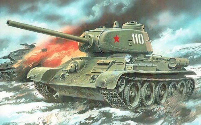 Т-34 - хороший танк, но его мощи все же не хватало. /Фото: militaryarms.ru