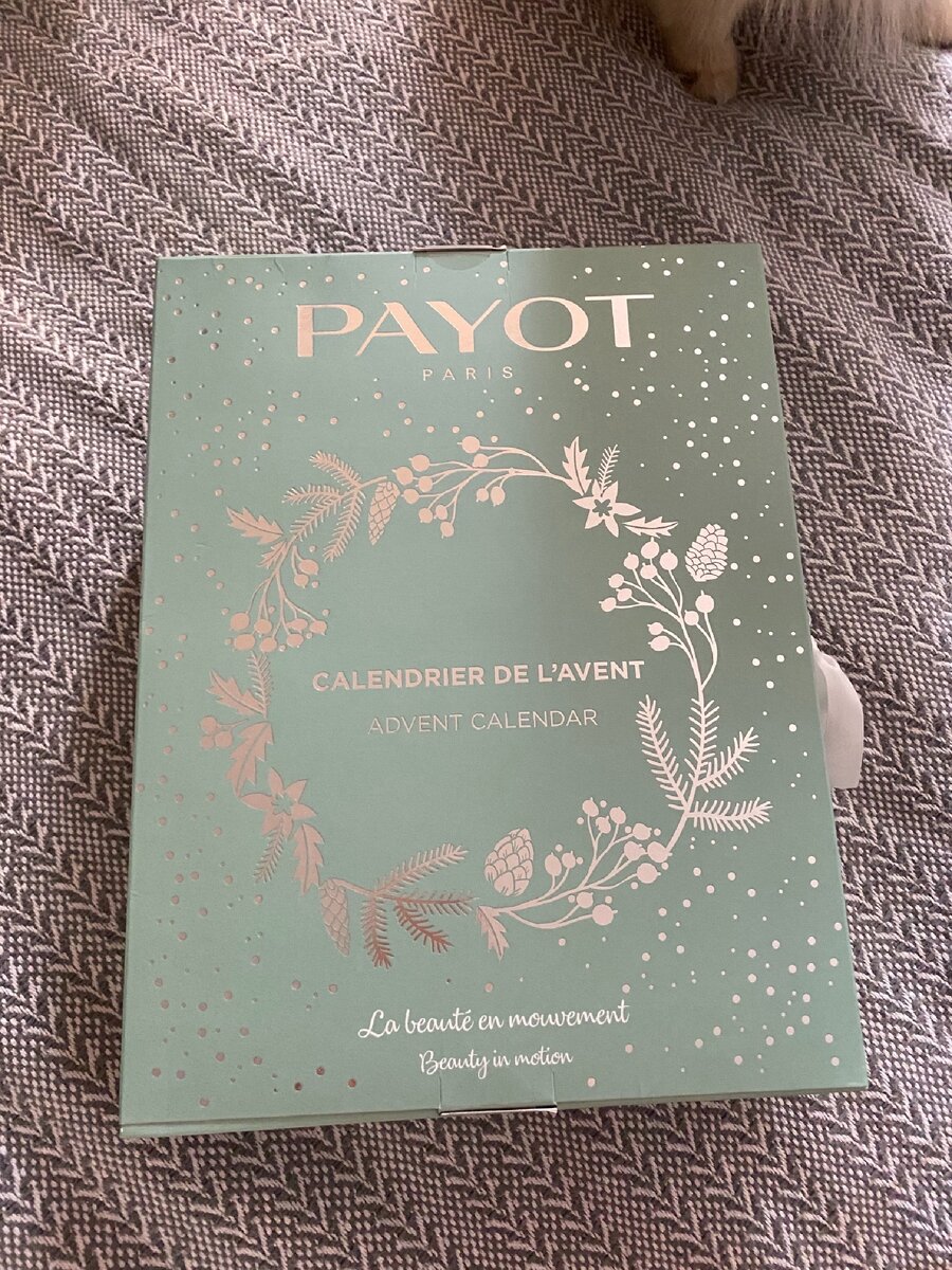 Упаковка адвент-календаря Payot 