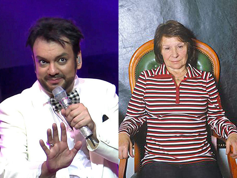 На фото Филипп Киркоров и его домработница Людмила Дороднова. Источник фото: Яндекс.Картинки