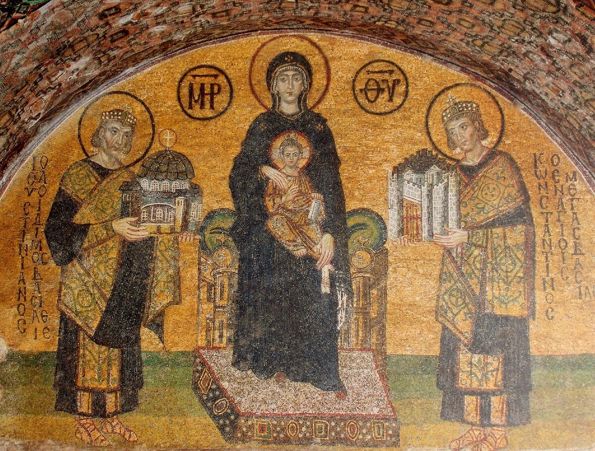 Мозаики Святой Софии в Константинополе