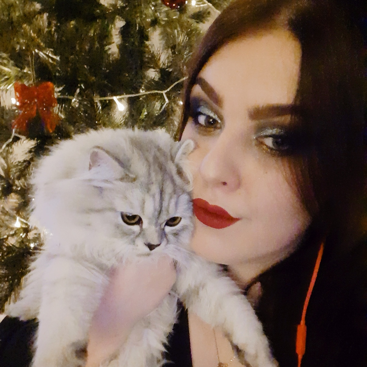 Фото с моей недовольной пушистой мордой ❤