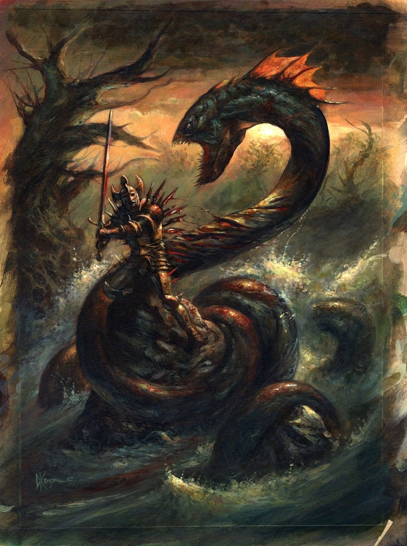Здесь водятся драконы. Lambton worm. Ламбтонский червь мифология
