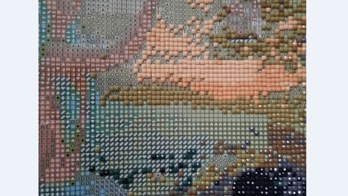 Моя работа в процессе выкладки