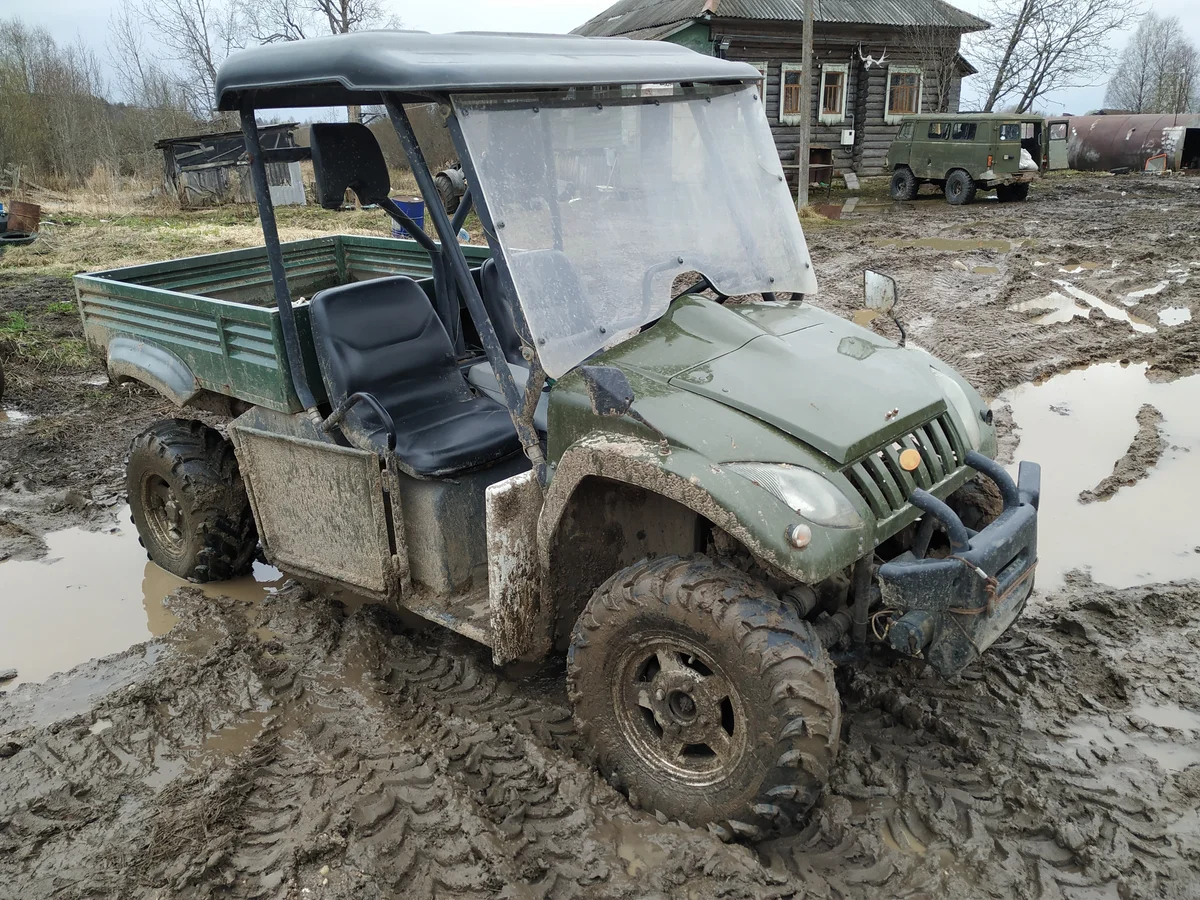 Багги или УАЗ? Русское или китайское? Ответ не так однозначен! В родной грязи все хорошо! Лишь бы не пешком! Источник фото - https://auto.ru/atv/used/sale/rbc/rider/3720235-d8e33001/