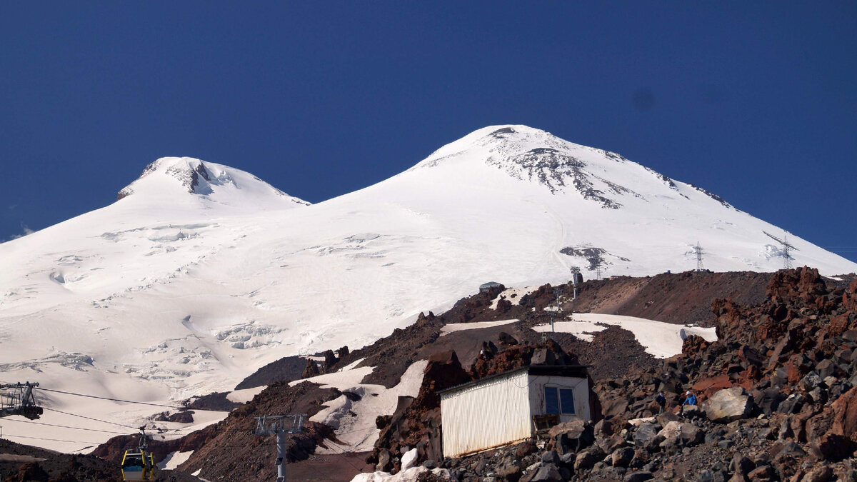 Эльбрус близко. За пару дней можно дойти :)