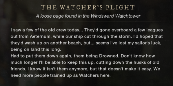 Так выглядит The Watcher's Plight в New World