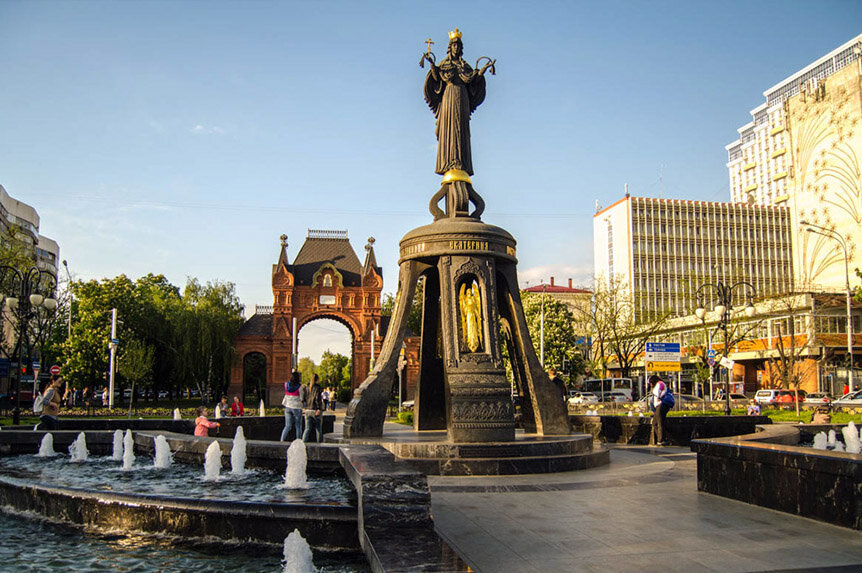 Красоты улицы Красная в Краснодаре