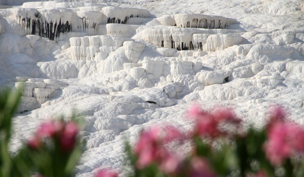 Хлопковый замок в Турции