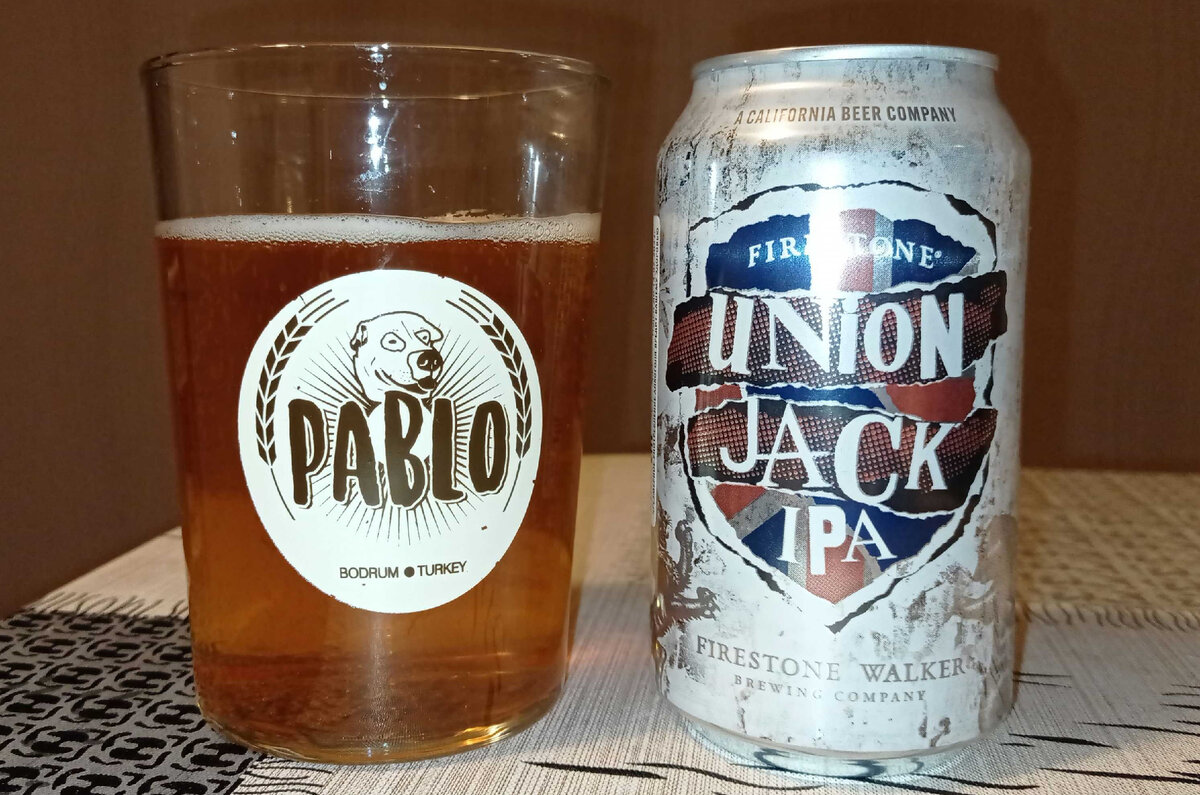 «Union Jack IPA» в стакане. Фото автора