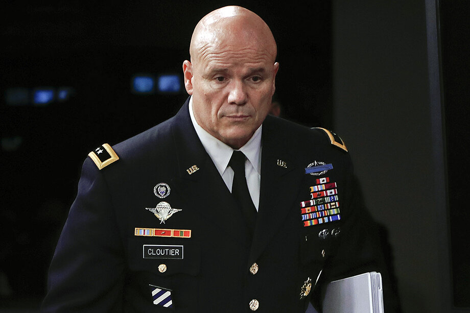 Где на самом деле сейчас находится генерал Роджер Клутье, до конца не ясно. Его след потеряли и американские журналисты. Фото: Pablo Martinez Monsivais/AP/TASS