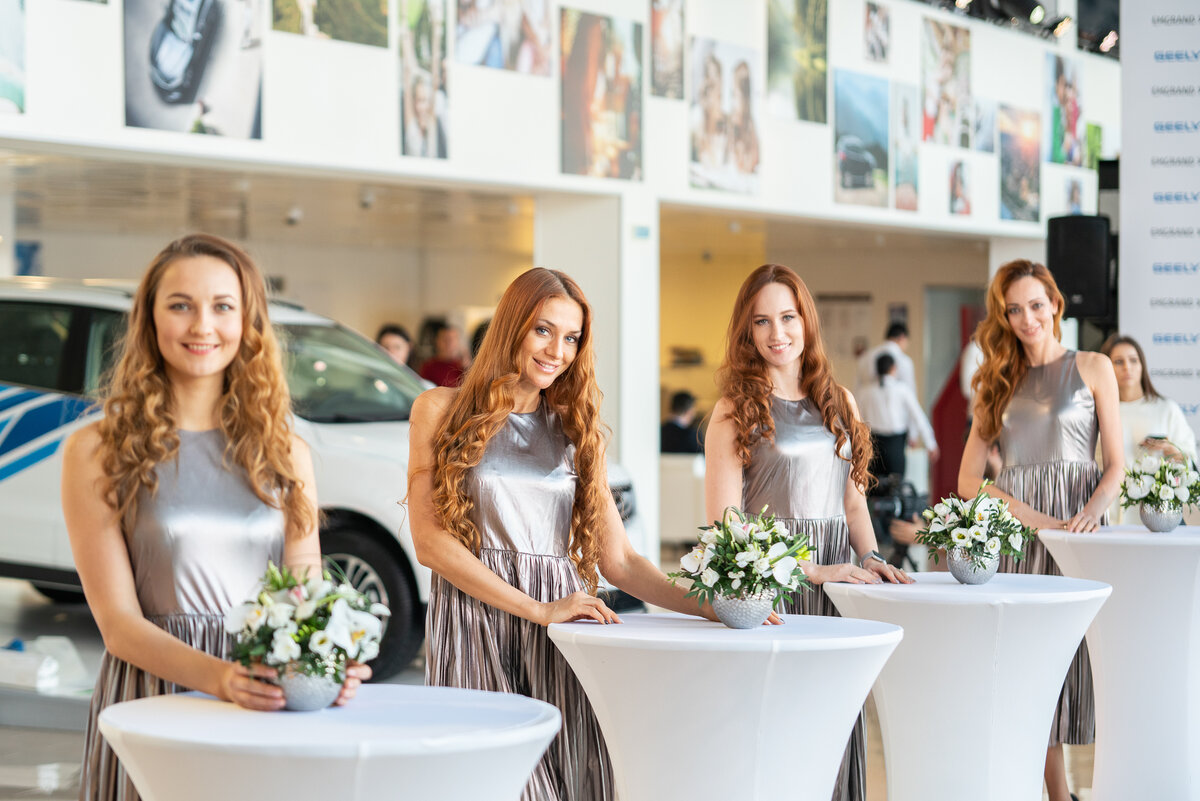Регистрация гостей на пиар мероприятии Geely