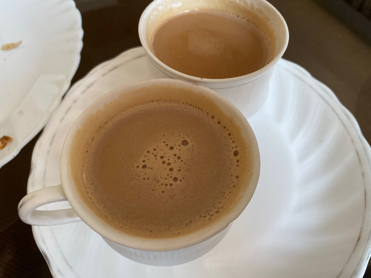 Жирный и острый чай масала