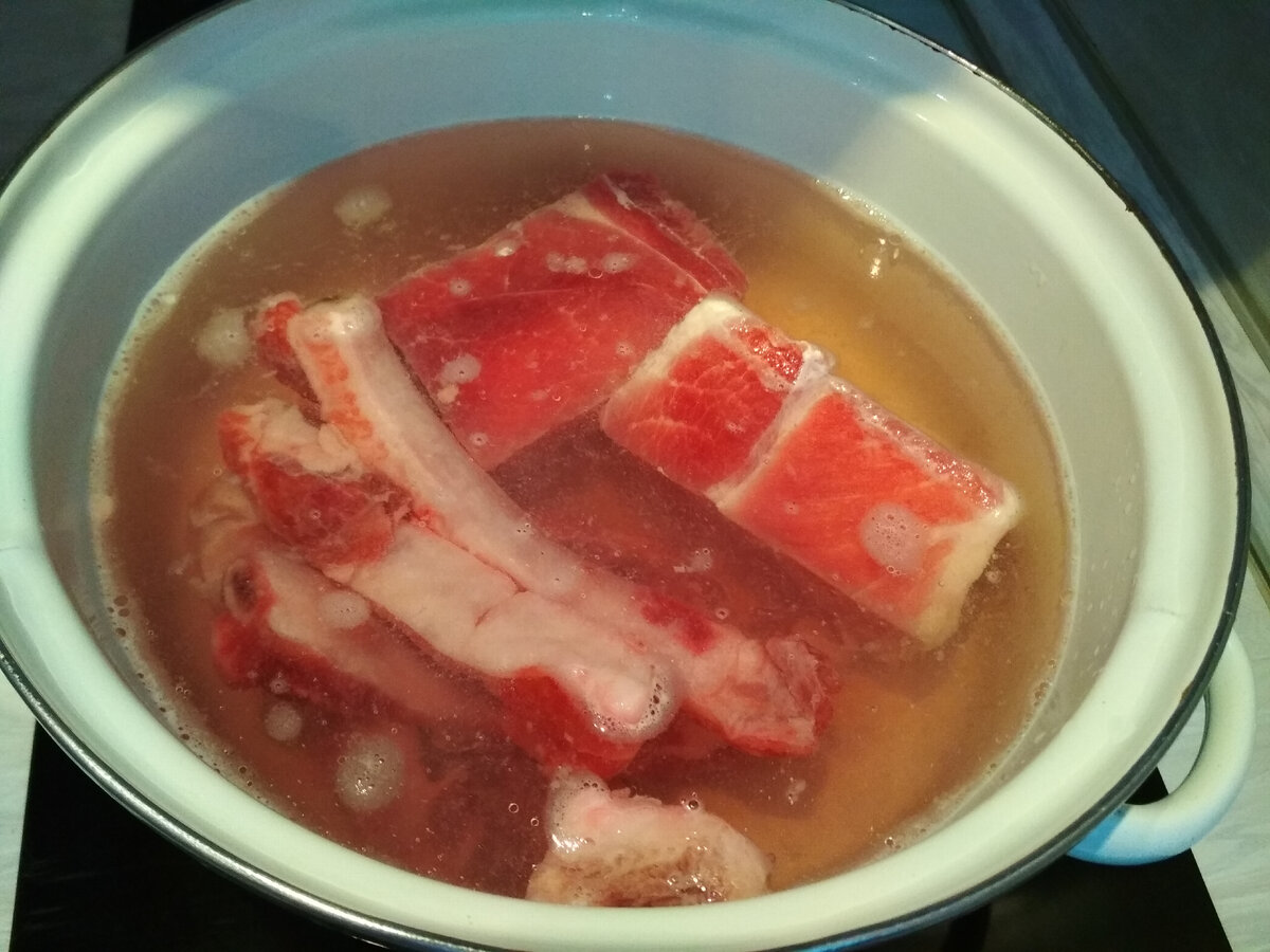 Немного мякоти и рёбрышки