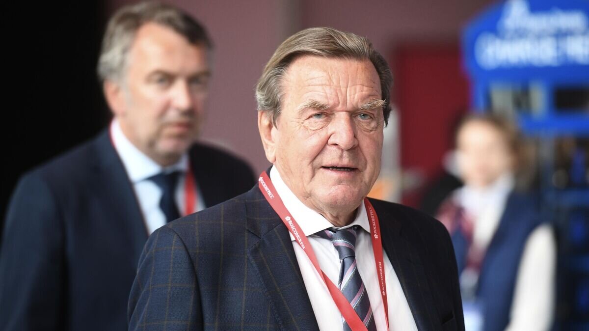    Председатель комитета акционеров Nord Stream 2 Герхард Шредер на Петербургском международном экономическом форуме 2019© РИА Новости / Илья Питалев