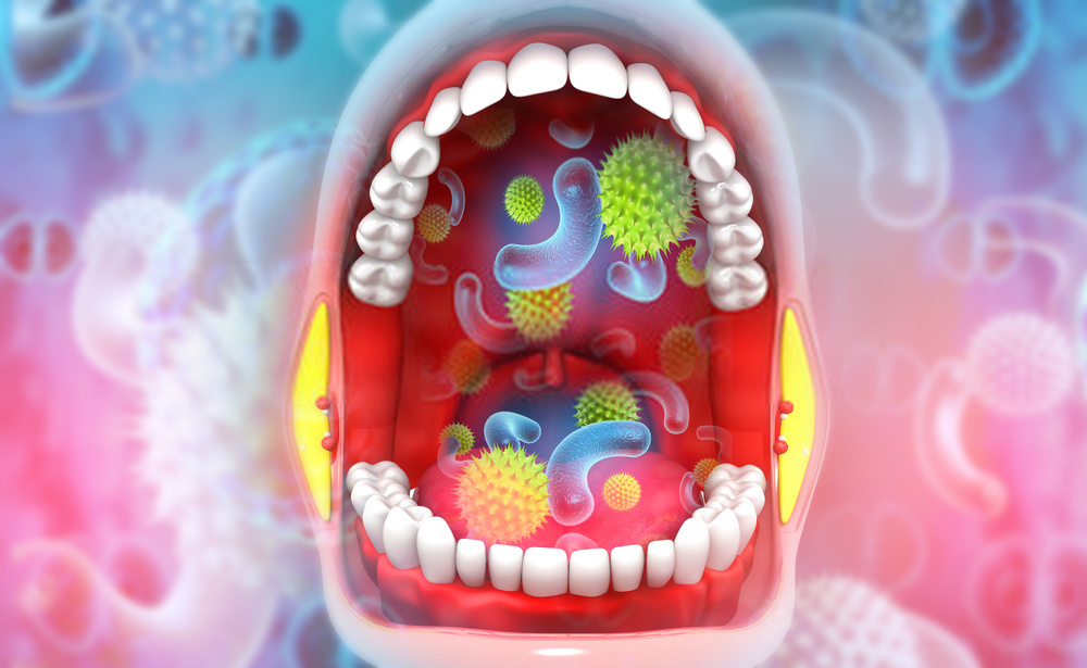 Микробы во рту для детей картинки