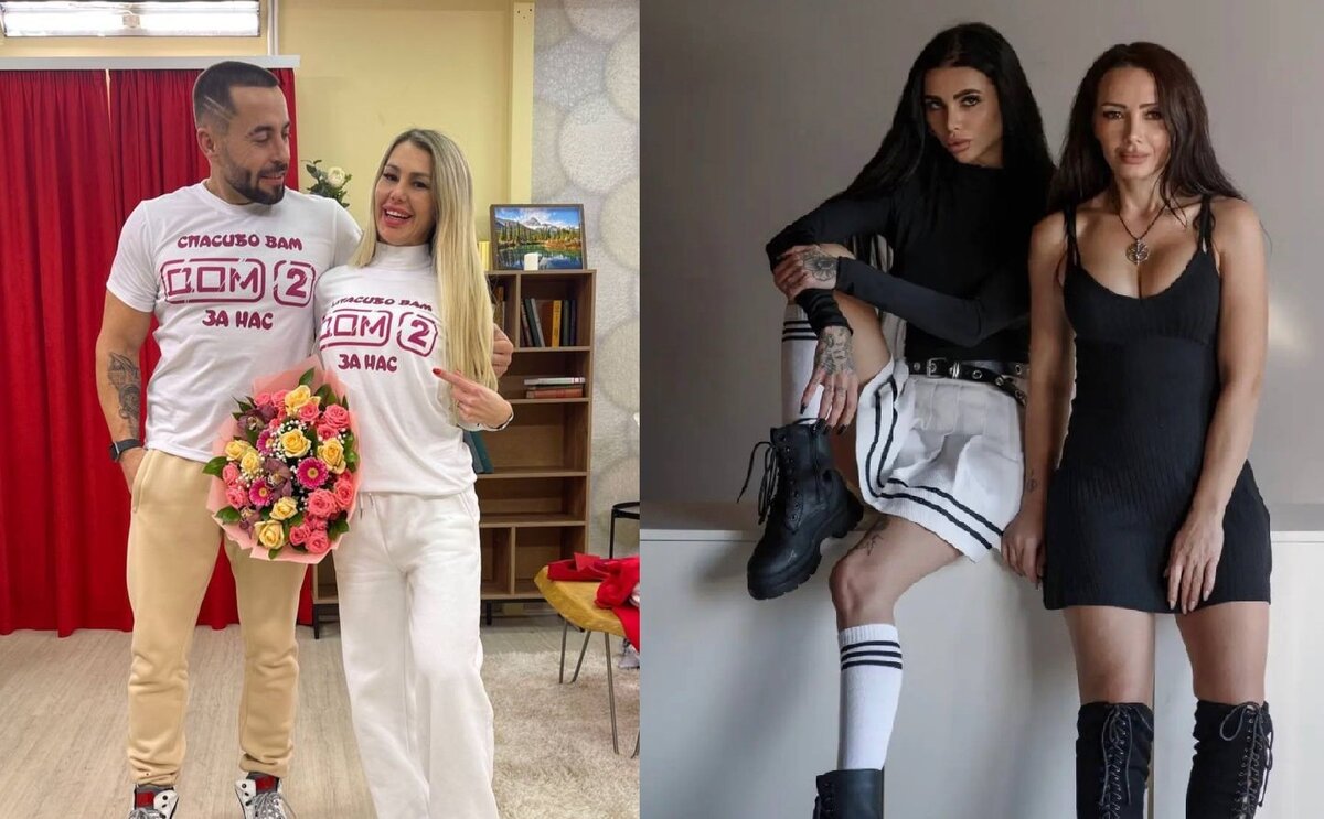 Антон Тетерев и Марина Гурина, Клава и Наталья Безверхова (фото из Telegram)