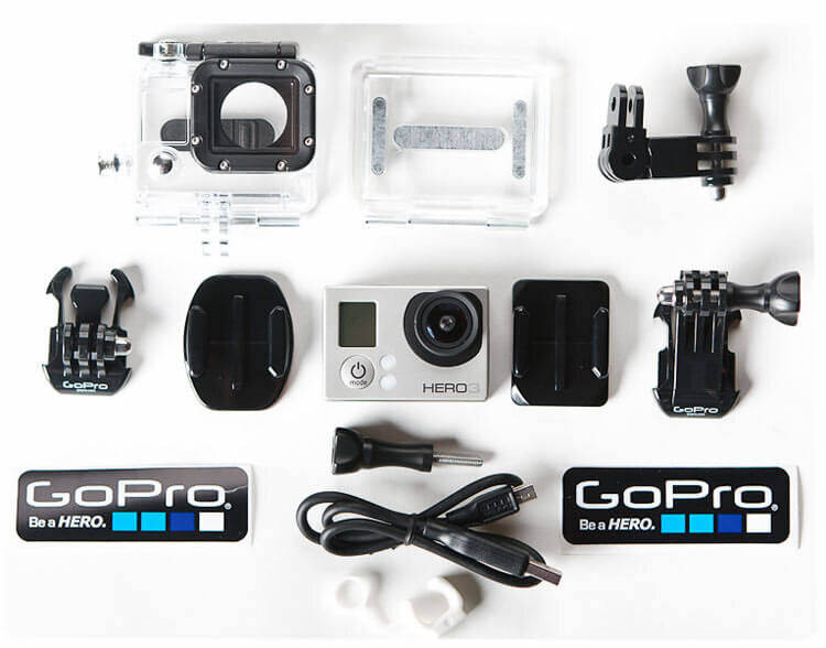 Комплект поставки камеры GoPro 3 Black Edition