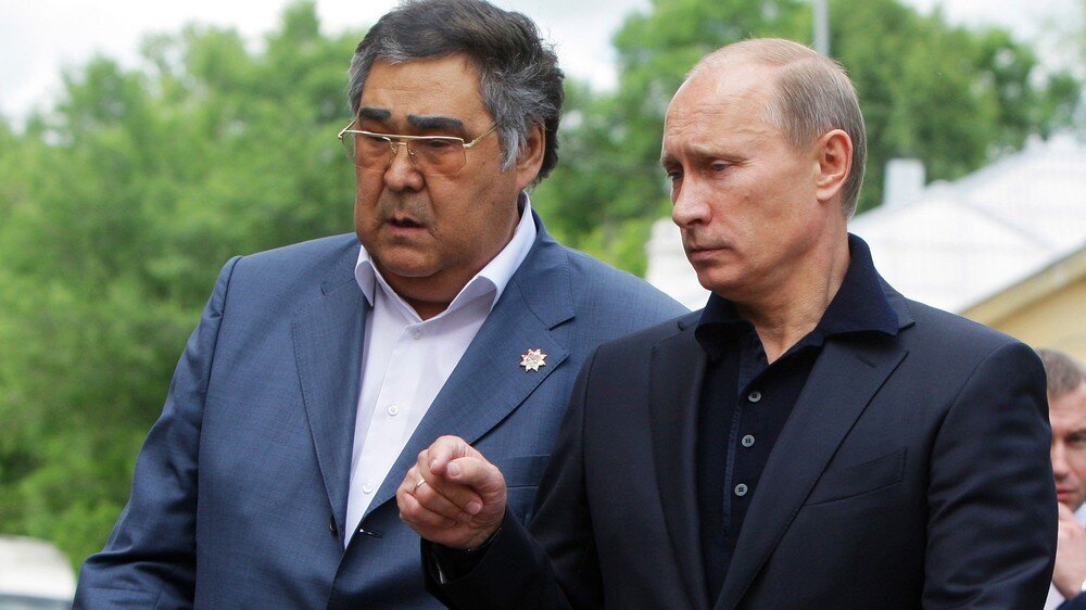 Тулеев и Путин фото: tv2video.ru