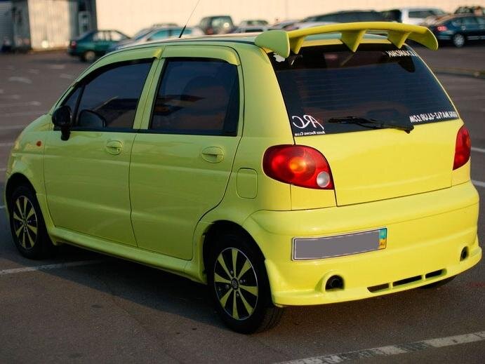 Тюнингованный Daewoo Matiz