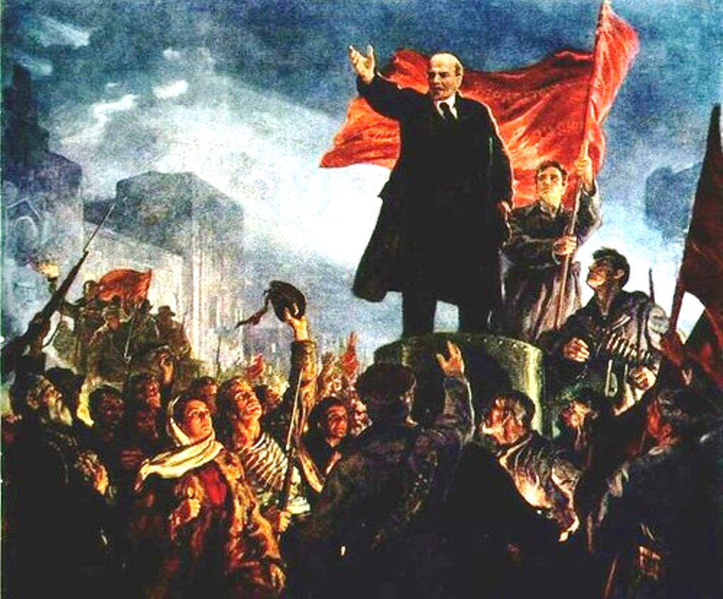 Известно, что официальная пропаганда в СССР представляла приход к власти в России большевиков, как величайшее событие в мировой истории, а так же как что-то такое, чего не могло не состояться.