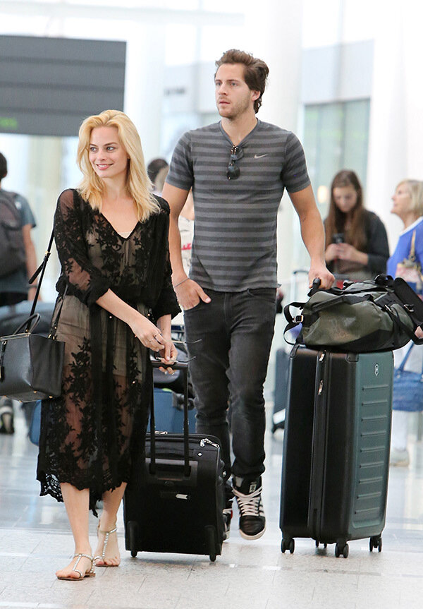 Марго Робби с мужем Томом Экерли