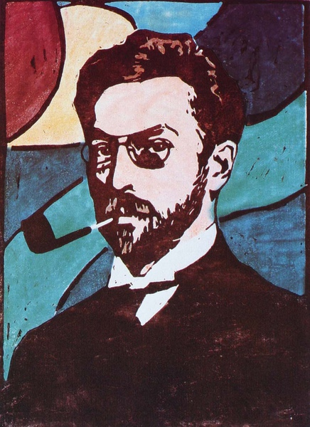 Портрет Василия Кандинского, 1906 год, Габриэль Мюнтер, Мюнхен.