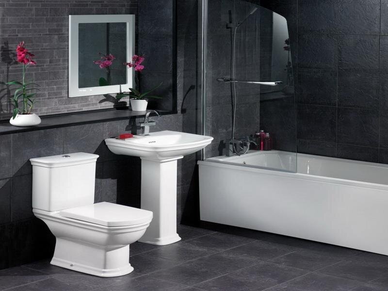 Черно белая ванна: особенности оформления комнаты в черном и белом цвете и нюансы выбора ванны